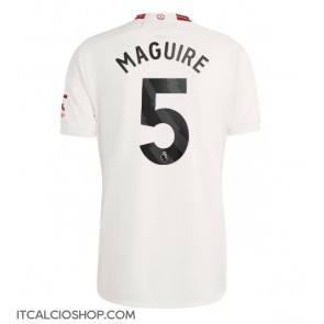 Manchester United Harry Maguire #5 Terza Maglia 2023-24 Manica Corta